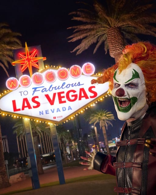 Jack the Clown, Las Vegas sign