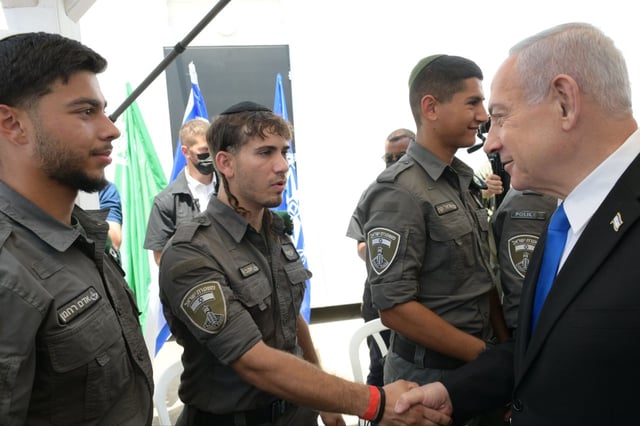 Netanyahu to Haredi Border Police Officers: ‘No Contradiction Between Torah and Military Service’