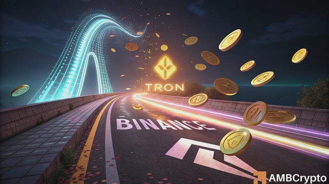 Over $700M in USDT floods out of Binance via TRON