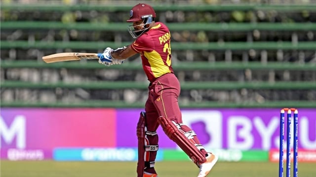 Nicholas Pooran in action for West Indies | Image: ANI
