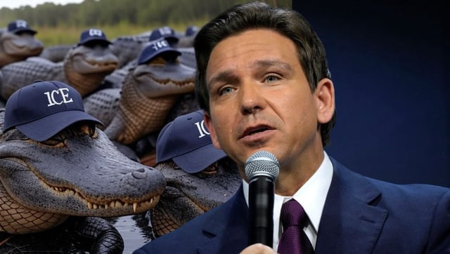 Ron DeSantis anuncia centro de detención para hasta 2,000 inmigrantes en la Institución Correccional de Baker.