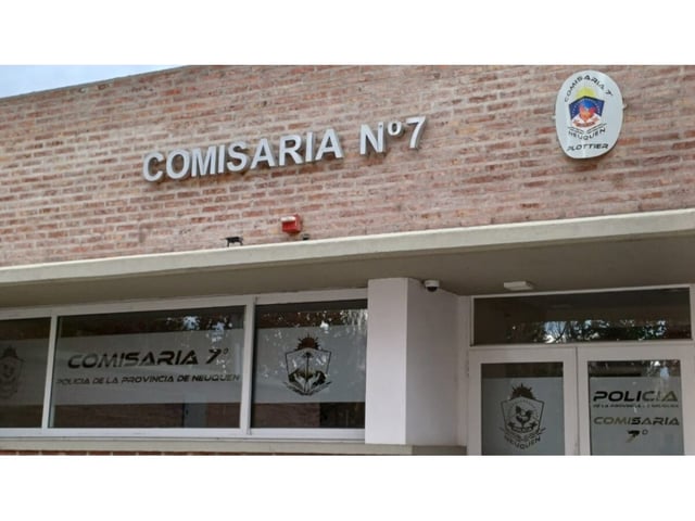 Las actuaciones policiales quedaron a cargo de la comisaría séptima de la ciudad neuquina de Plottier (Gentileza Top Noticias).