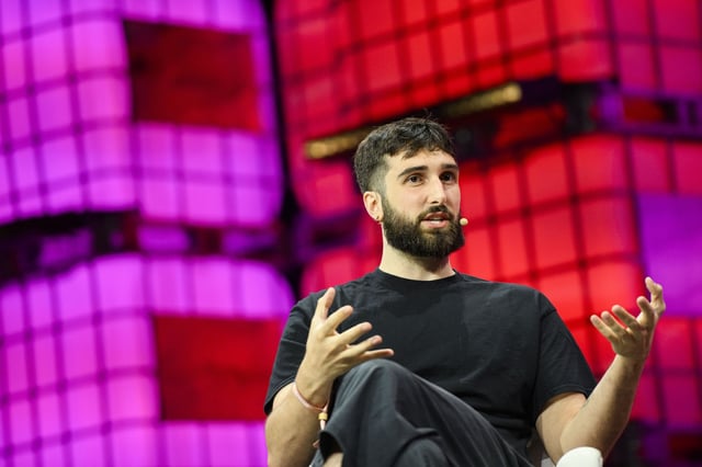 Aidan Gomez at Collision Conference in Toronto, Tuesday June 18, 2024.(Christopher Katsarov Luna/The Logic)