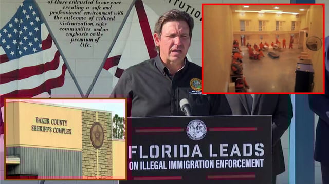 Florida planea otro centro de detención migratoria con capacidad para 2,000 personas. FOTO: Especial