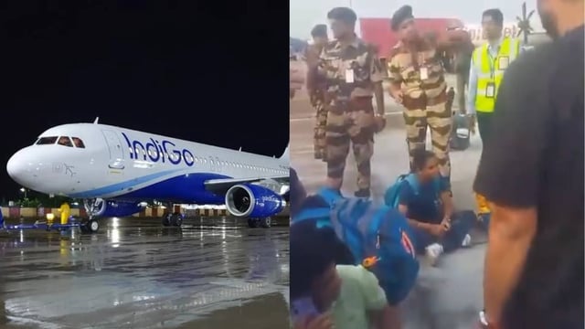 Passengers Protest at Delhi Airport After IndiGo Cancels Darbhanga Flight | Image: X