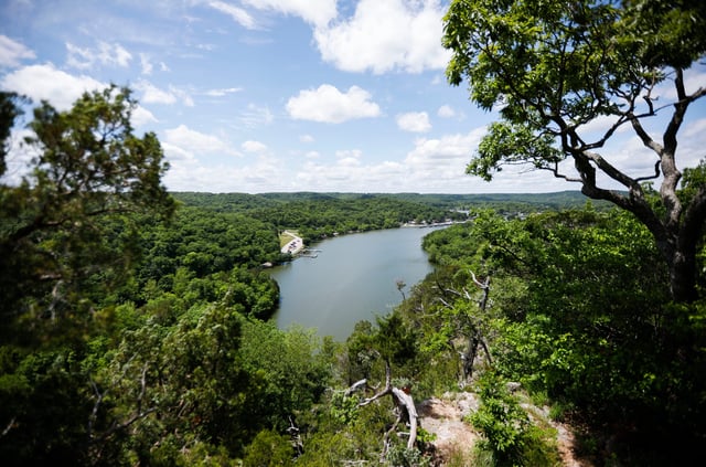 The view of Lake of the Ozark from an overlook at Ha Ha Tonka State Park on Tuesday, May 20, 2025.