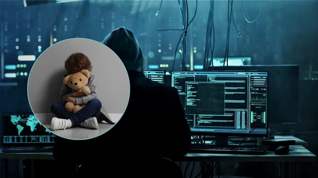 Fiscalía y FBI rescatan a menor de seis años tras abuso grabado en la dark web. Foto: Canvas