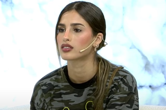 La exparticipante de Gran Hermano Julieta Poggio durante una entrevista