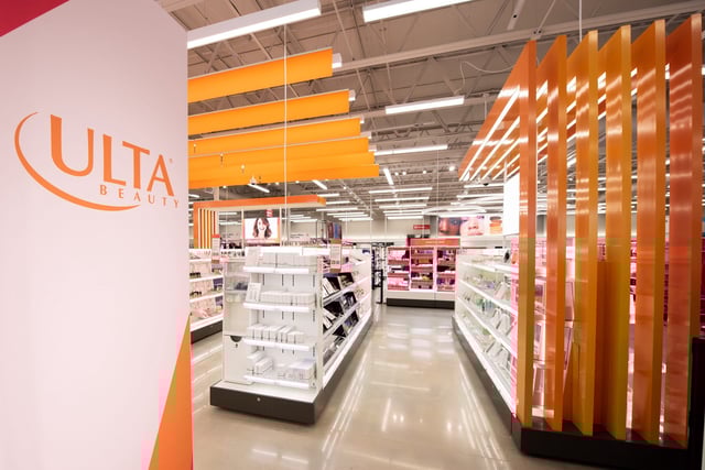 Target in Doylestown Borough features an Ulta Beauty section.