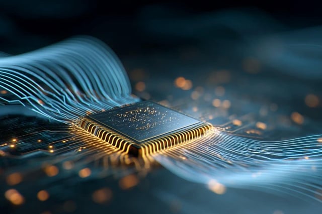 The chip’s extreme sensitivity to inputs makes it well-suited for hardware security applications like sensing anomalies in wireless communications across multiple bands of microwave frequencies, according to the researchers. Credit: Neuroscience News
