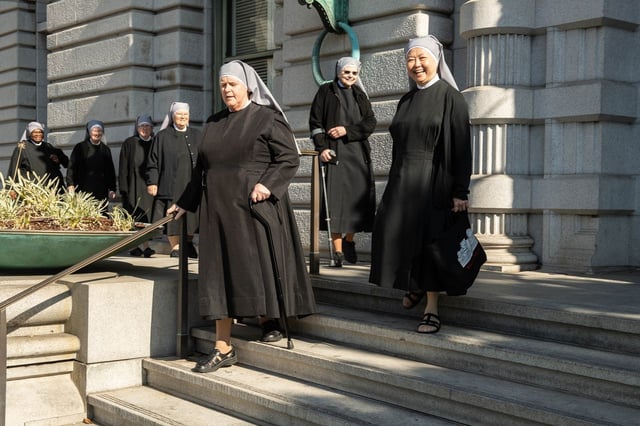 Sisters leave SCOTUS after oral arguments in 2020