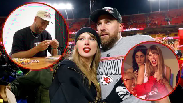 Taylor Swift y Travis Kelce revelaron cómo un fallido intercambio de pulseras se convirtió en el inicio de una de las historias de amor más comentadas de los últimos años. FOTO: Especial