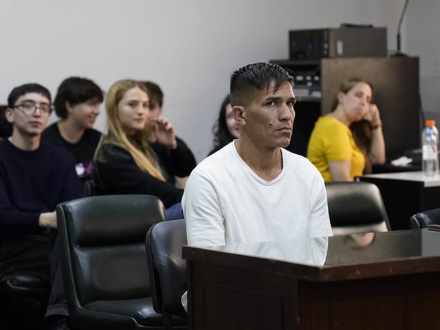 Isaías José Suárez, el acusado de matar al ingeniero Mariano Barbieri. Foto: Fernando de la Orden.