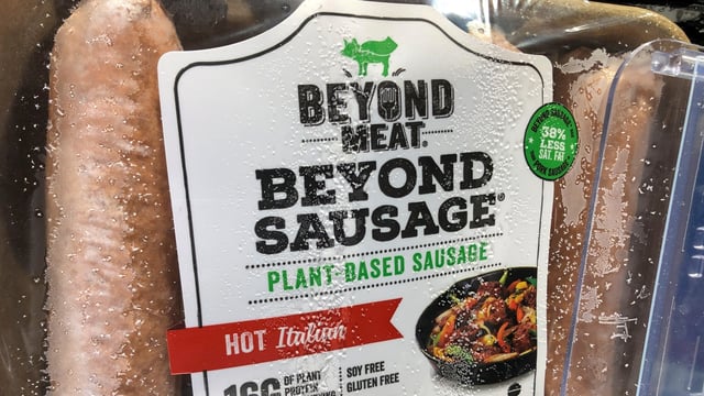 Beyond Meat's products were meant to mimic the taste, texture, and cooking experience of animal-based meat.