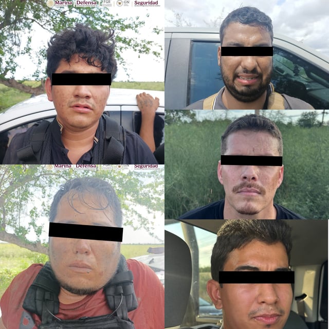 Sujetos que portaban drogas y armas en Sinaloa.