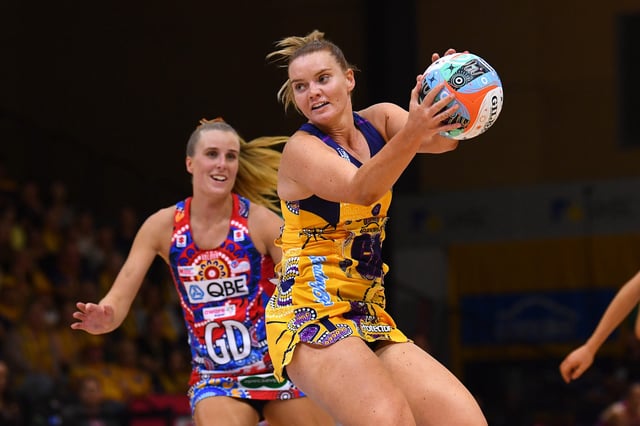 Lightning star Steph Fretwell has called time on her career. Picture: AAP.