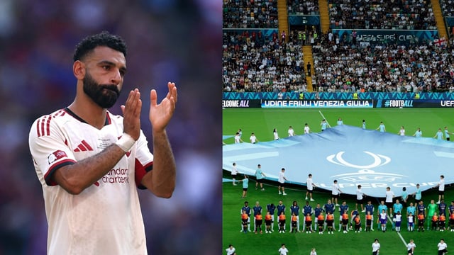 Mohamed Salah asked a tough question of UEFA following the death of Suleiman Al Obeid, and the football confederation responded with a banner at the Super Cup.