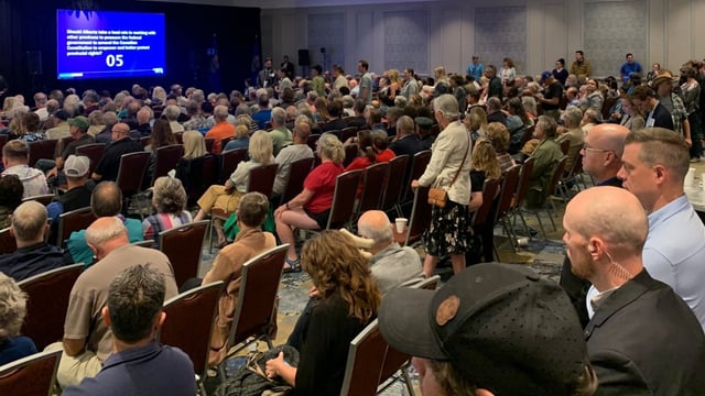 More than 700 people attended the Alberta Next panel town hall event Thursday night in Edmonton. 