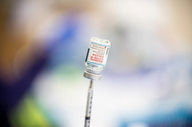SAN ANTONIO, TX – MARCH 29: A nurse fills up a syringe with the Moderna COVID-19 vaccine at a vaccination site at a senior center on March 29, 2021 in San Antonio, Texas. Texas has opened up all vaccination eligibility to all adults starting today. Texas has had a slower roll out than some states and with the increase in eligibility leaders are hoping more and more citizens get vaccinated. (Photo by Sergio Flores/Getty Images)