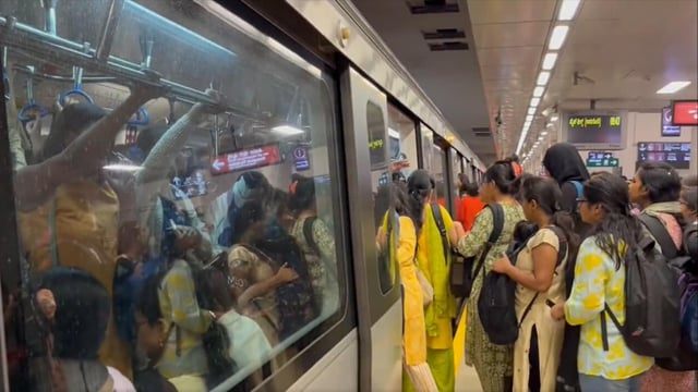 Ridership has skyrocketed since the launch of the Yellow Line metro in Bengaluru, which has put a strain on the Purple line, that houses major interchange stations like Majestic, a resident posted on Reddit.