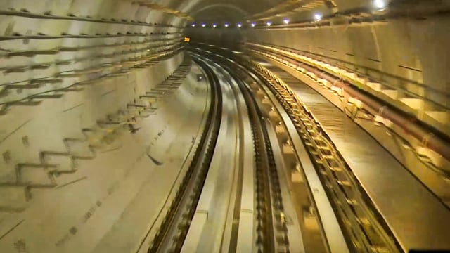 Officials said it is being investigated how the man reached the middle of the tunnel evading detection