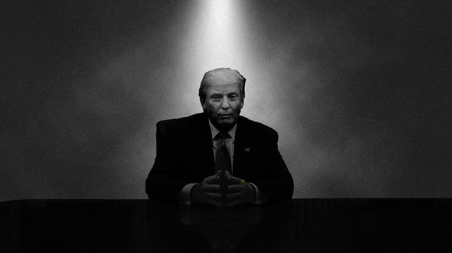 Photo illustration: Aïda Amer/Axios. Photo: Jim Watson/AFP via Getty Images