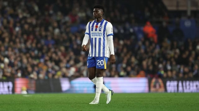Brighton midfielder Carlos Baleba in a file photo. | Image: Instagram/@carlos_baleba
