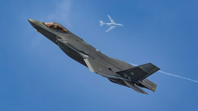 BE_1 An F-35A Lightning II with the markings of the 32nd Wing based at Amendola. (Image credit: Daniele Zanolini)