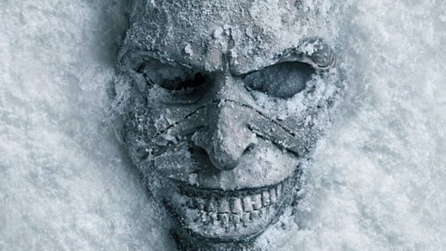The Grabber in the snow on a Black Phone 2 poster.