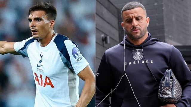 Palhinha (left) and Kyle Walker will be key players for their teams