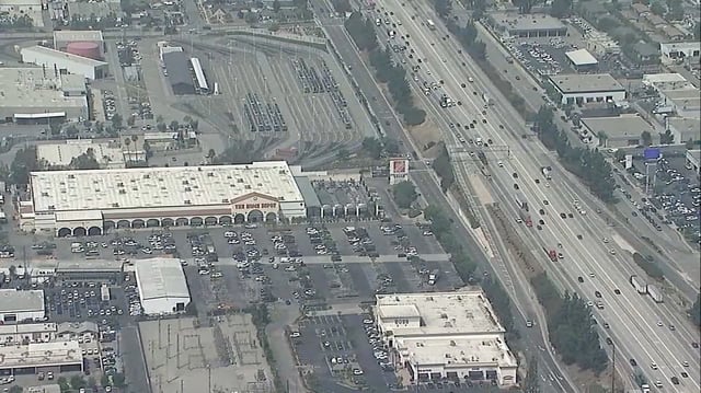 The Home Depot where Immigration and Customs Enforcement agents conducted an operation is seen on Thursday, August 14.