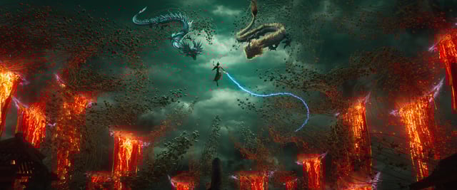 The fight sequences in "Ne Zha II" are "mesmerizing," Michelle Yeoh says. "You can't take your eyes away."