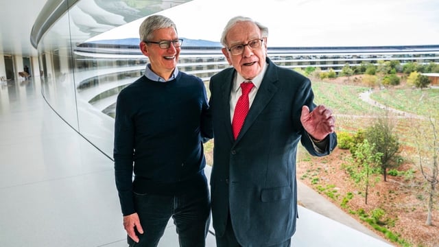 Berkshire trims Apple stake but keeps it as largest holding