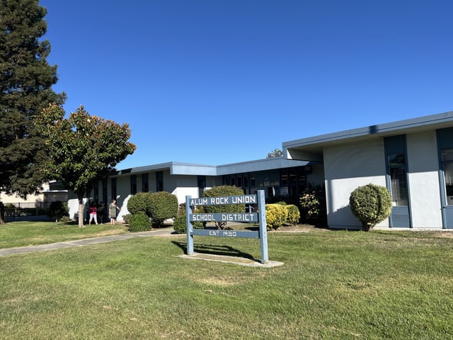 Alum Rock Union School District office in San Jose. August 14, 2025. NBC Bay Area Photo/ Alyssa Goard.
