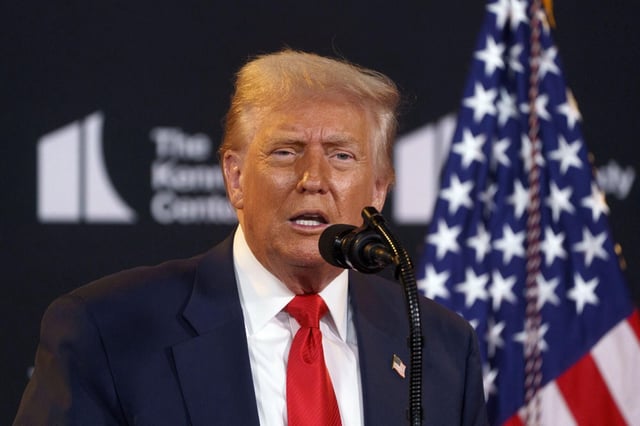El presidente de EE.UU., Donald Trump.