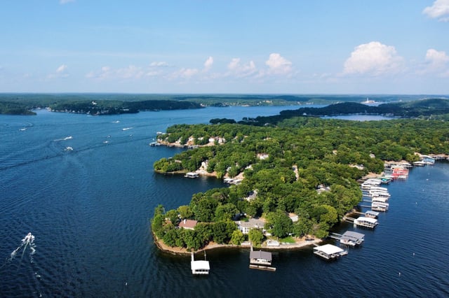 Lake of the Ozarks in Missouri.