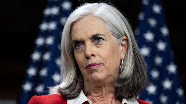 Rep. Katherine Clark attends a press conference at the U.S. Capitol on July 23. Photo: Tom Williams/CQ-Roll Call, Inc via Getty Images