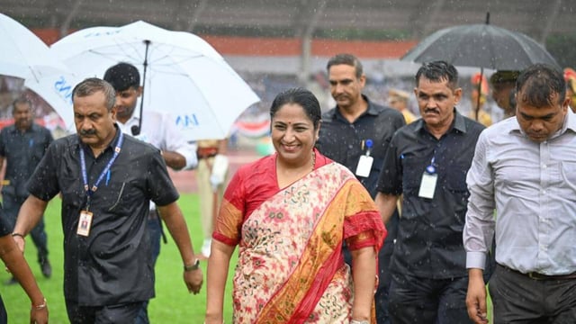 Delhi Chief Minister Rekha Gupta. (Sanchit Khanna/HT Photo)