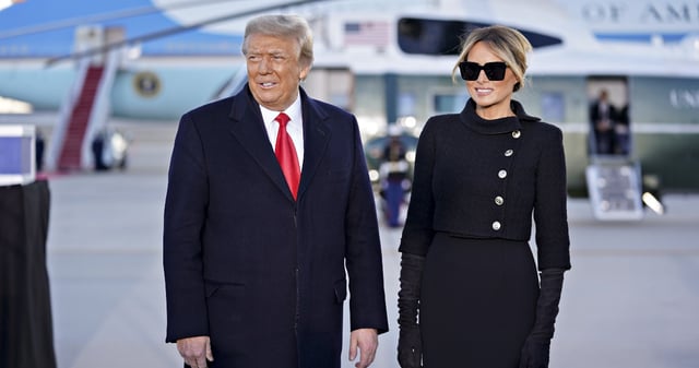 El Presidente Donald Trump y la Primera Dama, Melania Trump. Foto: Europa Press