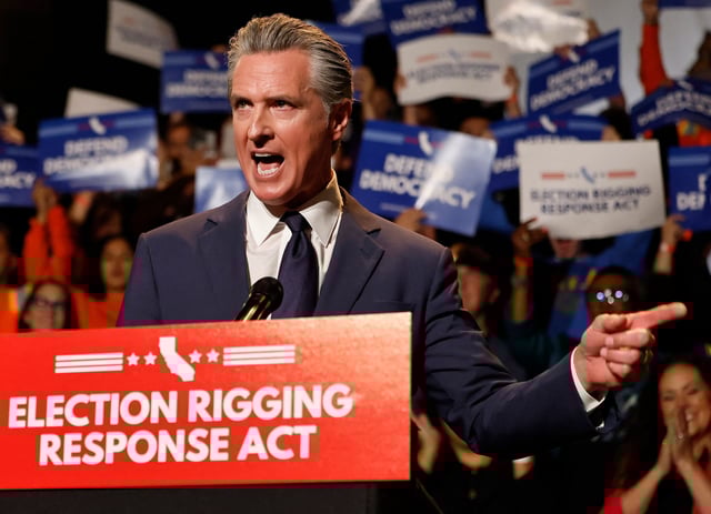 El gobernador de California, Gavin Newsom hizo un llamado a elecciones especiales en noviembre