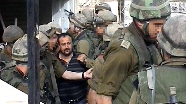 Marwan Barghouti was jailed in 2002 for ordering attacks on Israelis during the second intifada