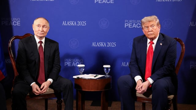 Trump had, before leaving for Alaska, said he was “not going to be happy” if a ceasefire was not reached at the end of the meeting.