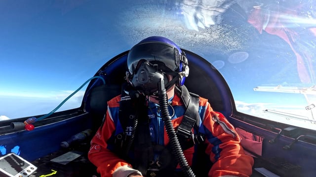 SolarStratos pilot Raphaël Domjan electric solar aircraft altitude record