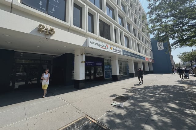 215 W. 125th St. one of the sites in Harlem where the city says a water cooling tower tested positive for the bacteria that causes Legionnaires' disease.