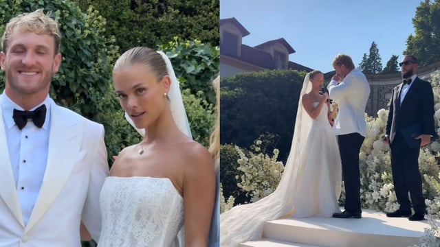 Logan Paul and Nina Agdal tied the knot in Italy 
