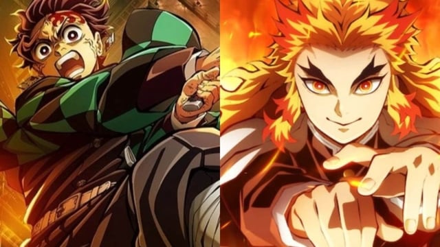  Demon Slayer - Tanjiro in Infinity Castle movie Part 1, Rengoku in Mugen Train