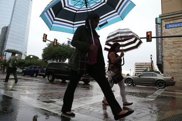 Strong to severe thunderstorms are expected late Friday into Saturday in San Antonio, according to the National Weather Service. The best chance of rain is expected to be from 3 a.m. to 10 a.m. Saturday, before drier conditions return for much of the weekend.