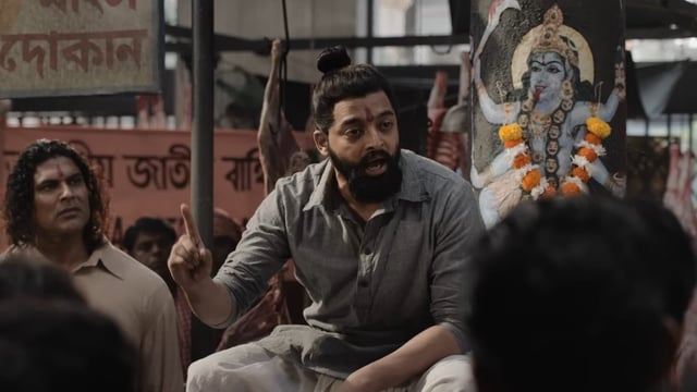 The Bengal Files trailer: Sourav Das as Gopal Patha in a still from the film.