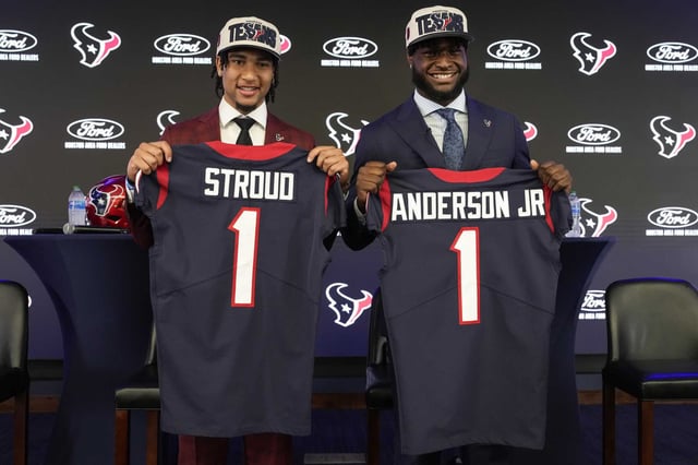 The Texans landed quarterback C.J. Stroud and defensive end Will Anderson Jr. in a franchise-altering 2023 draft. But that might not have been the case had a three-team trade with the Bears and Panthers had gone down.