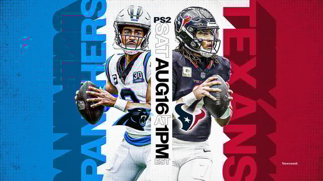 Panthers vs Texans - NFL Preseason Week 2